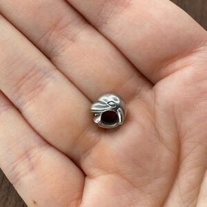 Vintage 925 Sterling Silver Dolphin Ocean Life 3D Slide Pendant Bracelet Charm